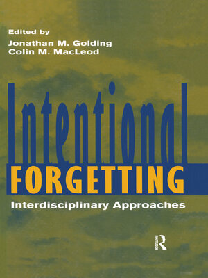 cover image of Intentional Forgetting